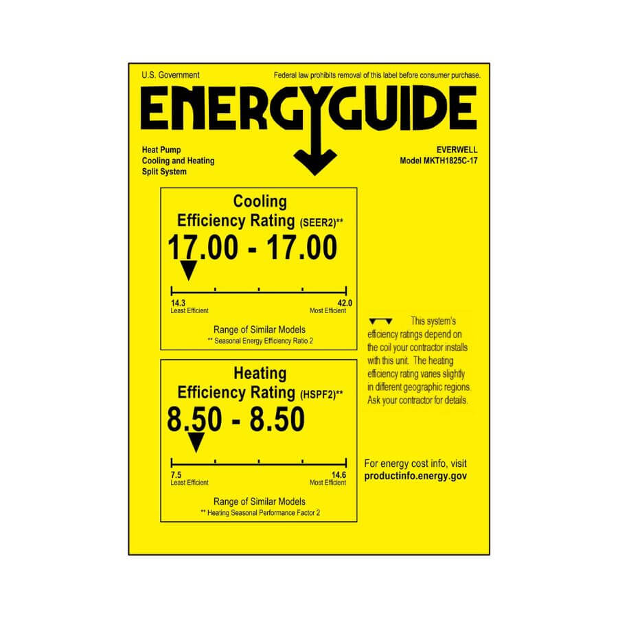 MKTH-17 Series - 18,000 BTU - Price includes installation
